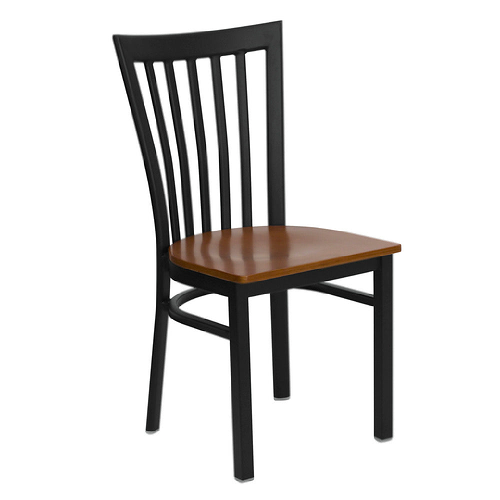 Flash Furniture XU-DG6Q4BSCH-CHYW-GG Hercules Series Restaurant Chair Metal Schoolhouse Back