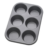 Harold Import Co. 43700 HIC Muffin Pan 6 Cup 13" X 8-3/4"