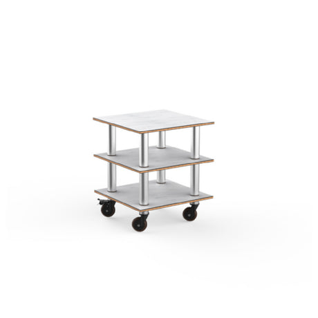 Steelite MGCMLX03CSXH - Modular Classic Small Unit White Carrera Stainless Steel