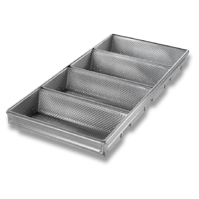 Chicago Metallic 41145 Hearth Bread Pan Set 4-pan 12-3/8" X 26-1/16" Overall