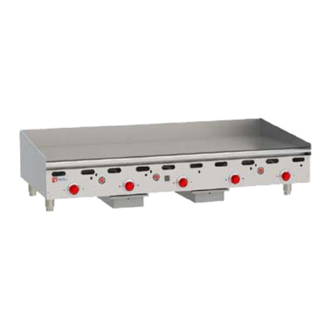 Wolf ASA48-QS-COMMANDER_LP (Quick Ship) Heavy Duty Griddle Countertop Gas