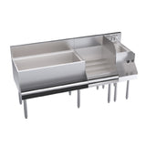 Krowne KR24-W66D-10 Royal Series Underbar Ice Bin/Cocktail Station With Blender & Liquor Stations