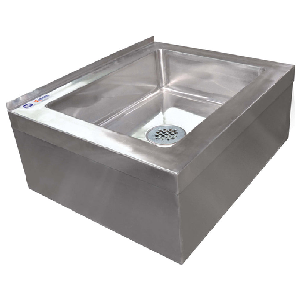 Omcan 24412 (24412) Mop Sink Floor Mount 20" X 16" X 6" Deep Bowl