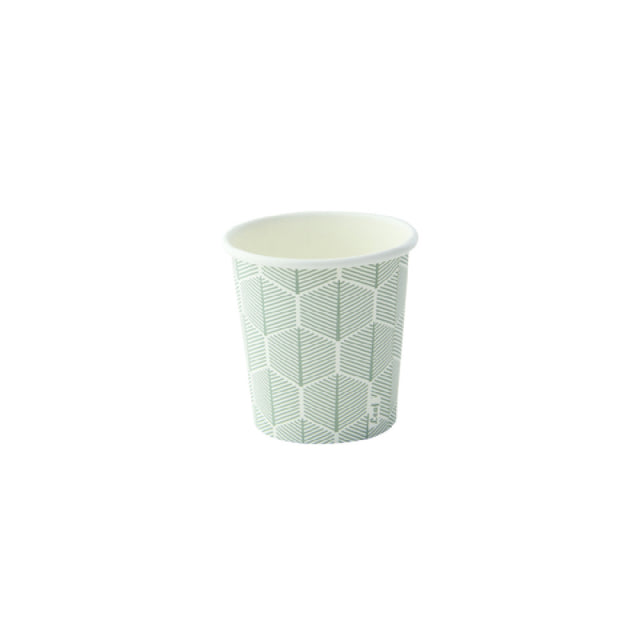 PacknWood 210GCLEAF46 - Grab & Go Paper Cup, 4 Oz., 2.44"dia. X 2.5"H