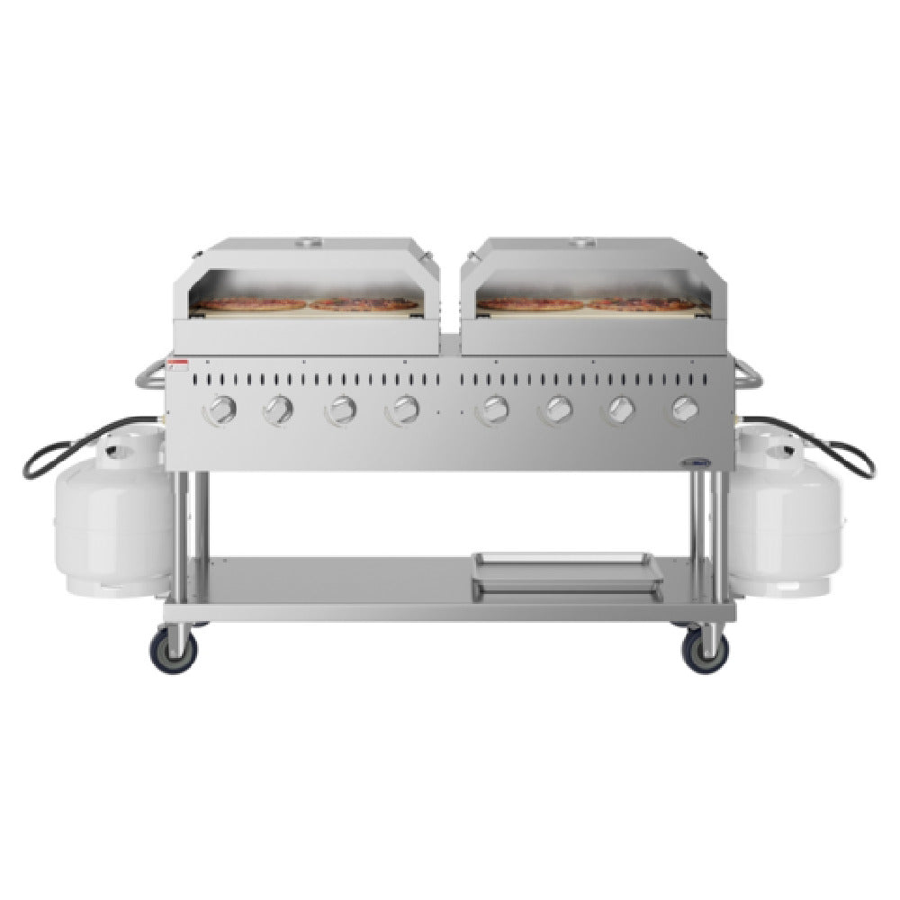 Koolmore CGKIT6-P30P30 Commercial Outdoor Grill 60-4/5"W X 23-1/5"D X 46-1/5"H