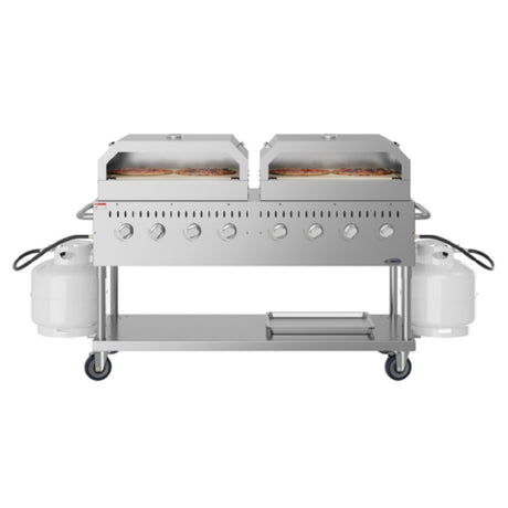 Koolmore CGKIT6-P30P30 Commercial Outdoor Grill 60-4/5"W X 23-1/5"D X 46-1/5"H