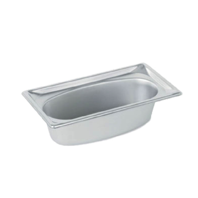 Vollrath 3103040 Super Pan® Super Shape 1/3 Size Oval Pan 2.2 Quart 22 Gauge