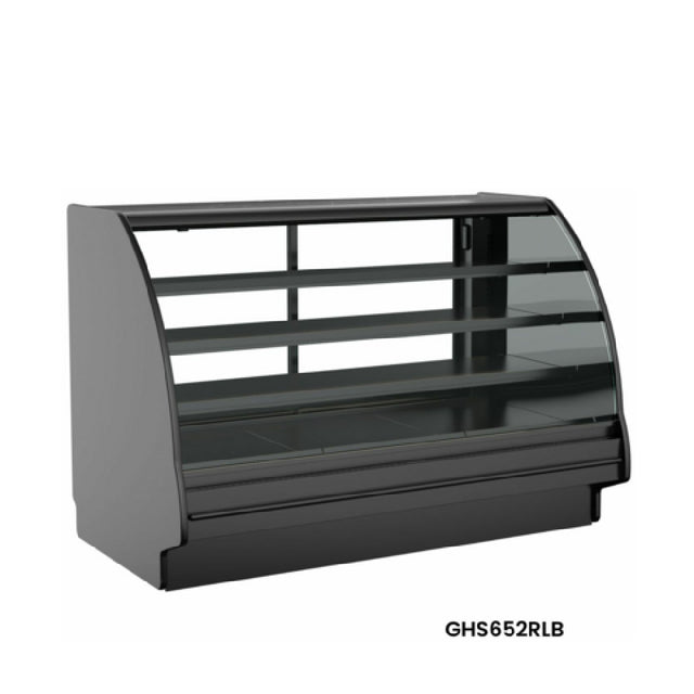 Structural Concepts GHS1052RLB (CURVED) Fusion® Refrigerated Service Case 121-1/8"W X 42-3/4"D X 51-1/4"H