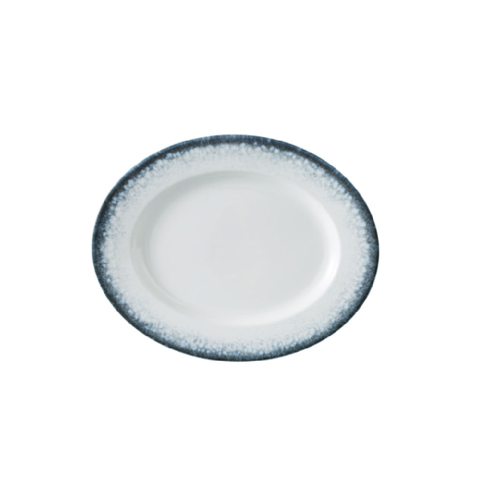 Yanco MR-213 Mars Plate 12 7/8"W X 101/8"D X 1 1/8"H Oval