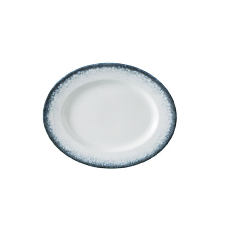 Yanco MR-213 Mars Plate 12 7/8"W X 101/8"D X 1 1/8"H Oval