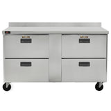 Traulsen CLUC-60F-DW-WT - Dealer's Choice CLUC Series Compact Undercounter Freezer With Work Top