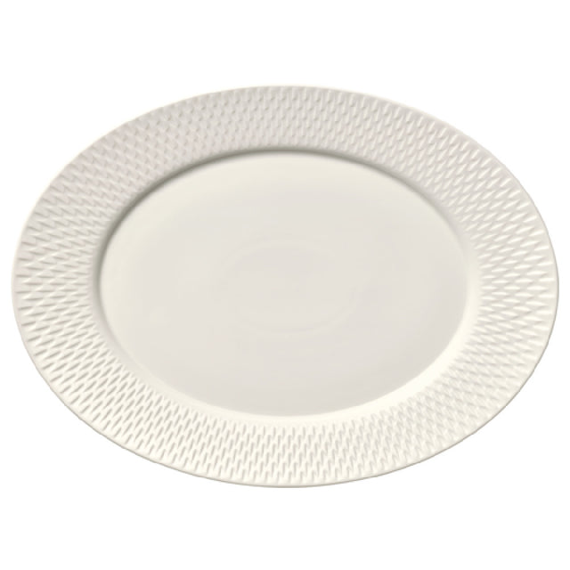Bauscher Hepp 692074 - Platter, 9.4" X 7.1", Oval With Rim Relief