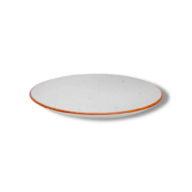 By The Earth Living DW013 Appetizer Plate 7" Dia. Speckled With Rim