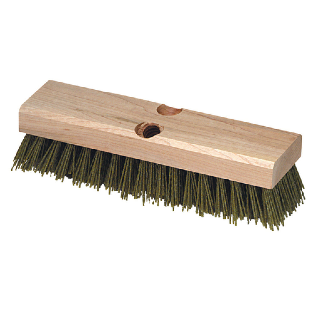 Carlisle 3619100 Carlisle Flo-Pac® Baseboard Scrub Brush 10" Hardwood Block