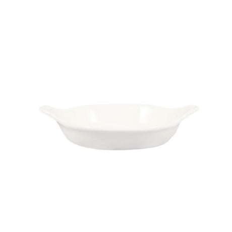 CAC China EGD-8 Egg Dish 8 Oz. 7-7/8"L X 6-1/2"W X 1-1/4"H