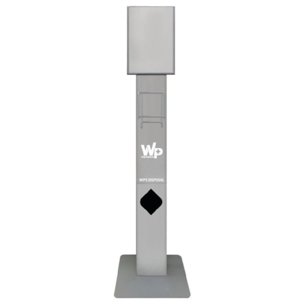 Carlisle 38002 WipesPlus® Cart Wipe Stand 14-3/5"H For Use With Wipes Canisters 33803338043390033906 & 33808