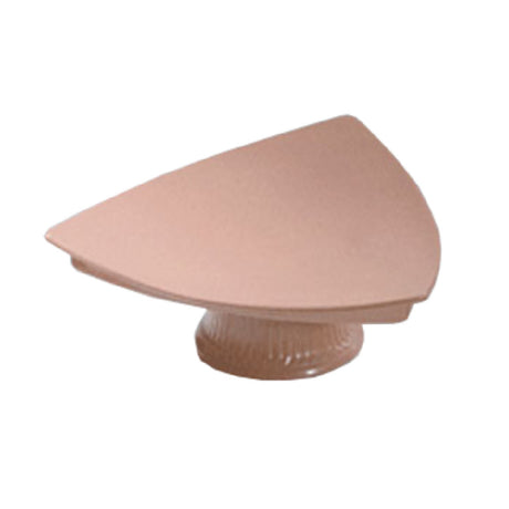 Bon Chef 90809059TAN Pedestal Plate 11-1/2" X 4" Triangle