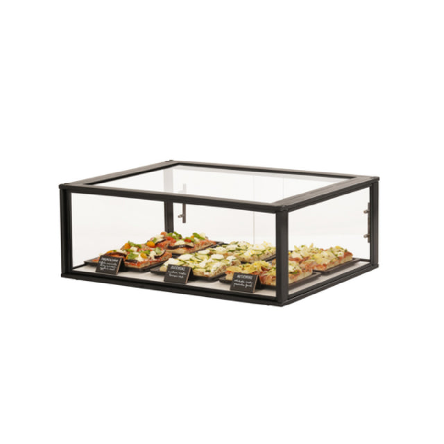 Cal Mil 23764-1-13 Onyx Case 1-tier Knockdown