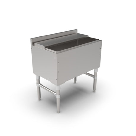 John Boos UBIB-1830-X Slim-Line Underbar Ice Bin/Cocktail Unit 30"W X 18"D X 32-1/2"H Overall Size