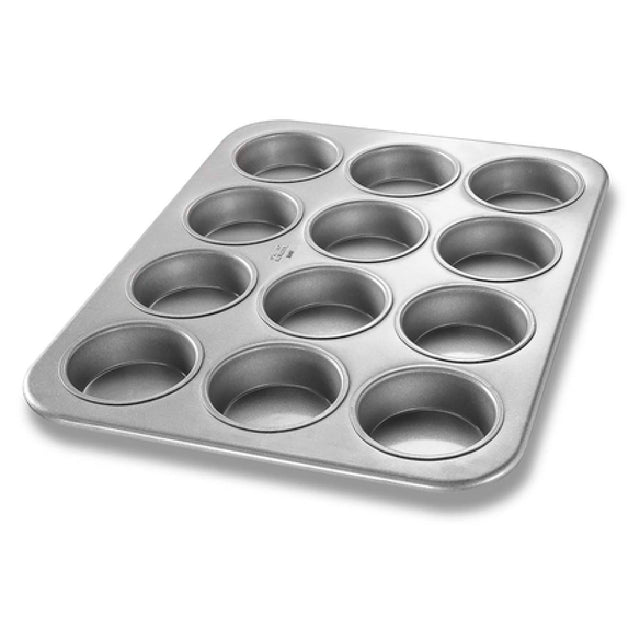 Chicago Metallic 43515 Jumbo Muffin Pan 13-1/2" X 17-7/8" Overall Makes (12) 3-1/2" Dia. Muffins