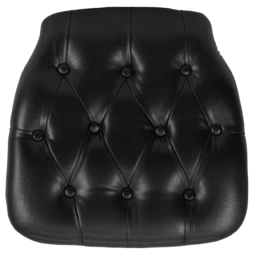 Flash Furniture SZ-TUFT-BLACK-GG Chair Cushion 15-3/4"W X 15-3/4"D X 1-1/2"H Designed For Crystal