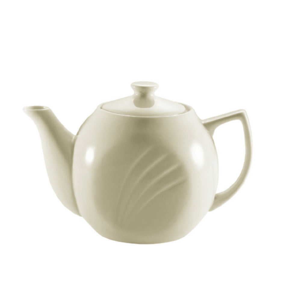 CAC China GAD-TP Garden State Teapot 15 Oz. 6-1/2"L X 3-3/4"W X 4-1/4"H