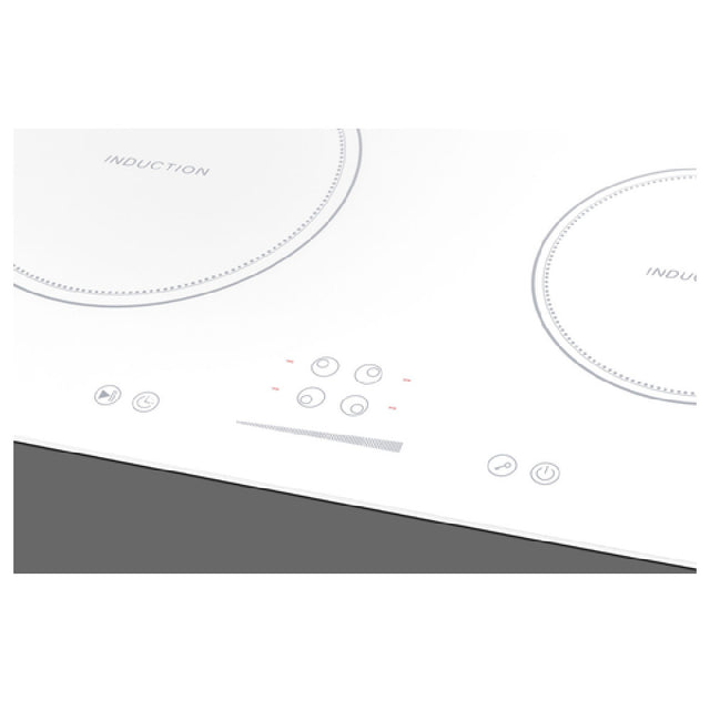 Summit SINC4B242W Induction Cooktop 24" Wide 4 Burners