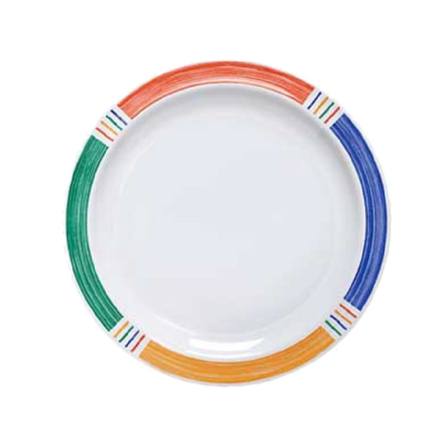 GET Enterprises DP-909-BA Creative Table™ Supermel™ Dinner Plate 9" Dia. Narrow Rim