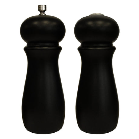 Winco SP-612 Salt Shaker & Pepper Grinder 2-1/4" Dia. X 6"H Round