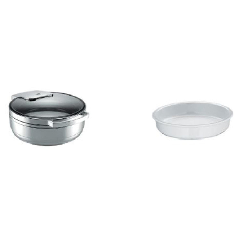 Bauscher Hepp 57.0020.6000 - Chafing Dish Promo Kit, Includes: (1) Arte Round Induction Chafing Dish (57.0020.6040) & (3) 106 Oz.