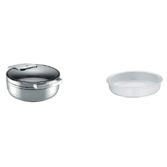 Bauscher Hepp 57.0020.6000 - Chafing Dish Promo Kit, Includes: (1) Arte Round Induction Chafing Dish (57.0020.6040) & (3) 106 Oz.