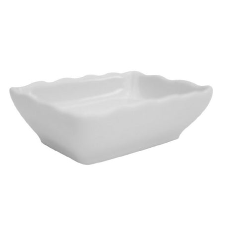 CAC China SHA-32A Sushia Sauce Dish 4"L X 2-5/8"W X 1-1/8"H Rectangular