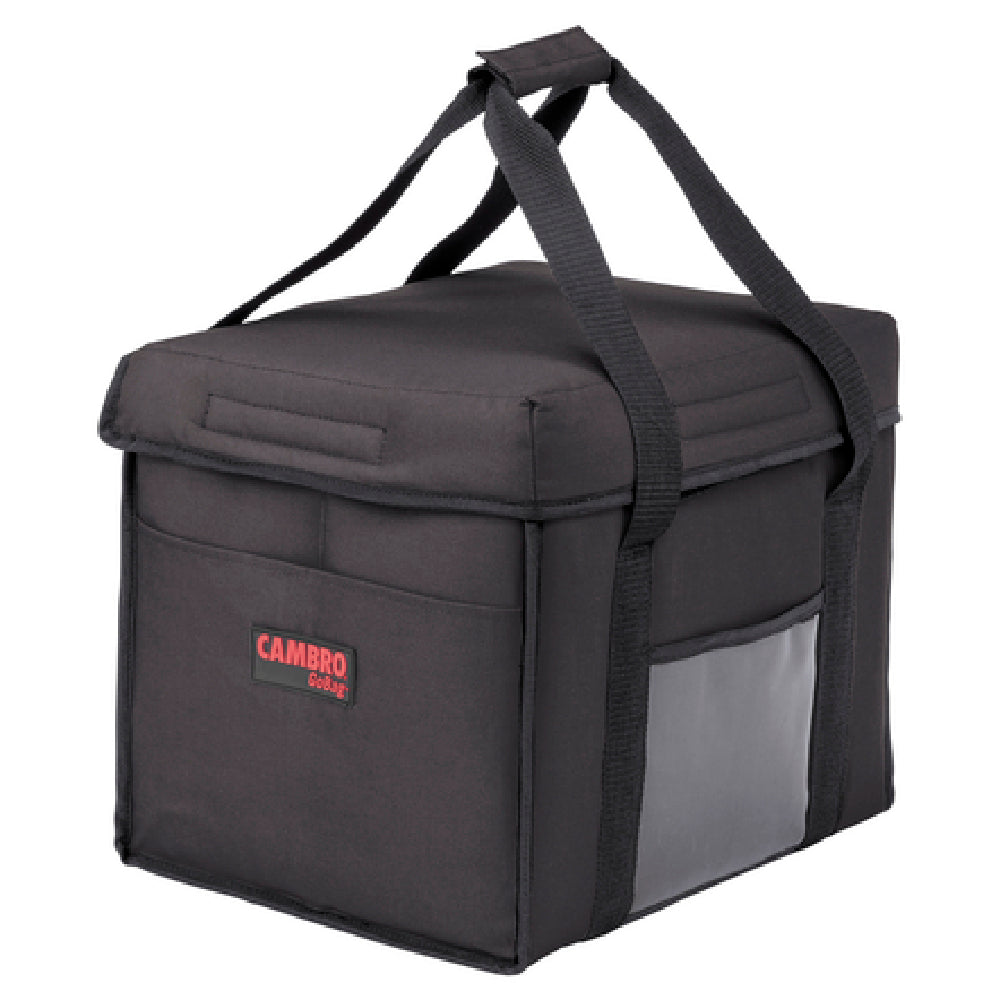 Cambro GBD151212110 GoBag® Sandwich Delivery Bag 15" X 12" X 12" Velcro Lid With Sewn-in Ticket Pouch