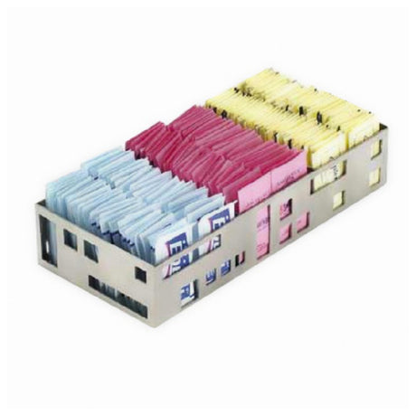 Cal Mil 1611-55 Squared Packet Organizer 9-1/2"W X 4-1/2"D X 2"H (3) Section