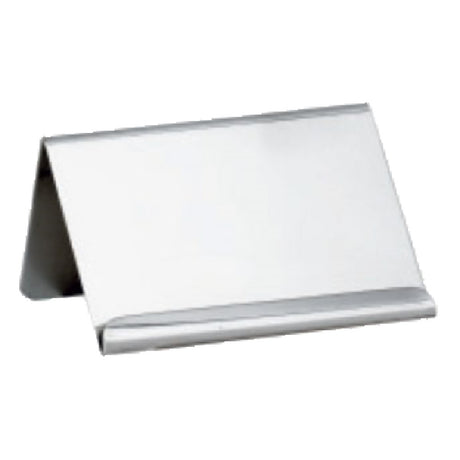 Paderno 56099-06 Table Number/Tent 4-1/4" X 2-3/4" 18/10 Stainless Steel