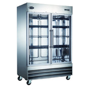 SABA S-47FG Freezer Merchandiser Reach-in Two-section
