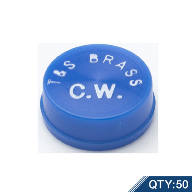 T&S Brass 001686-45M50 Index Blue Snpin (50 Each Per Case)