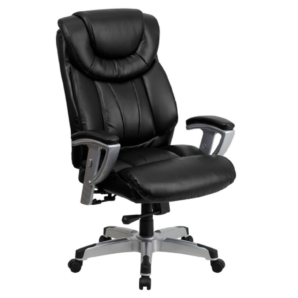 Flash Furniture GO-1534-BK-LEA-GG Hercules Series Big & Tall Executive Swivel Office Chair