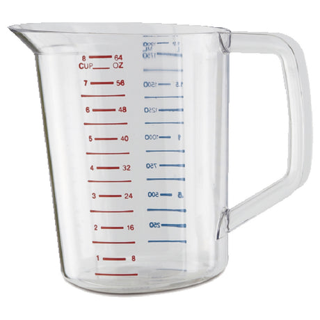 JB Prince U107 2 Rubbermaid Measuring Cup 8 Cup (64 Oz.) Capacity Graduated