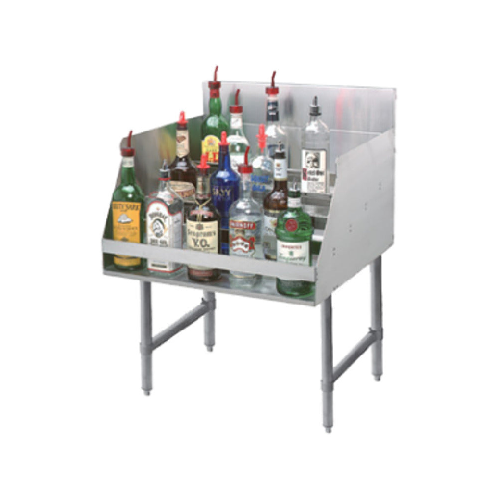 Advance Tabco LD-2112 Liquor Bottle Display Unit (5) Steps 12"W X 26"D X 33"H