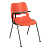 Flash Furniture RUT-EO1-OR-RTAB-GG Hercules Series Ergonomic Shell Chair 880 Lb. Weight Capacity