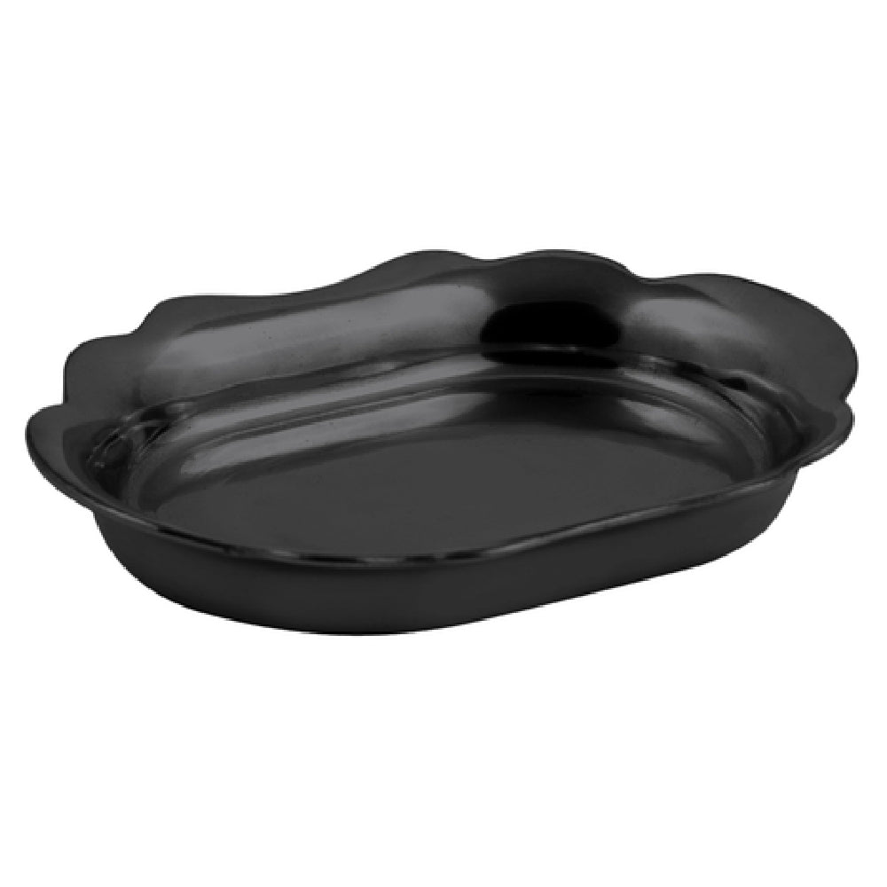 Bon Chef 4028BLK Wine Cooler Drip Tray 5-7/8" X 8" Aluminum With Ceramic-look Coating