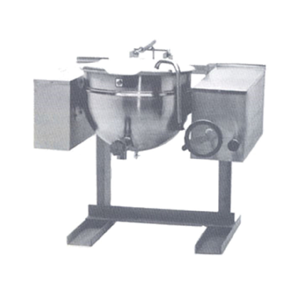 Legion TWWC-100 Direct Steam Tilting Wall-Mount Kettle 100-gallon 304 Stainless Steel Liner