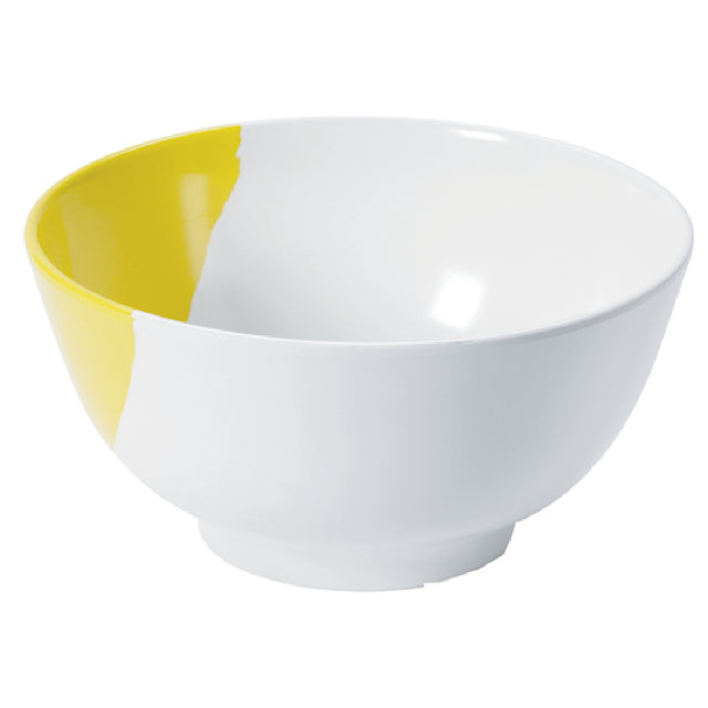 GET Enterprises B-25-W/Y Bold™ Bowl 1.1 Qt. (1.2 Qt. Rim Full) 7" Dia. X 2-1/2"H