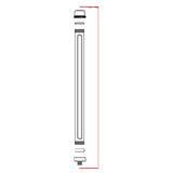 Franklin Machine Products 287-1033 Gauge Shield Assembly With Glass 10" 5/8" OD Gauge Glass