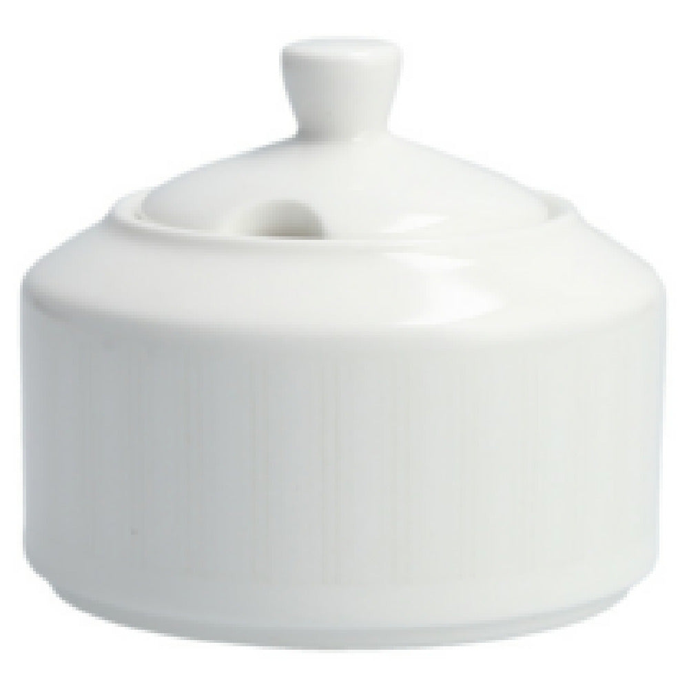 Fortessa 6400.F0000.42 Evita Covered Sugar 8oz (.26 Ltr) Dishwasher Safe