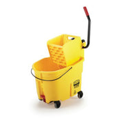 Rubbermaid 2031764 - WaveBrake® Mopping Combo, 35 Qt. Bucket Capacity, Side Press Wringer Drain