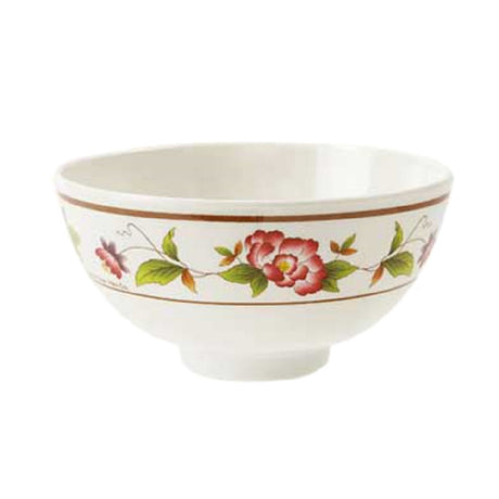 GET Enterprises M-768-TR Tea Rose™ Rice/Vegetable Bowl 9 Oz. (11.5 Oz. Rim Full) 4-1/2" Dia. X 2-1/4"H