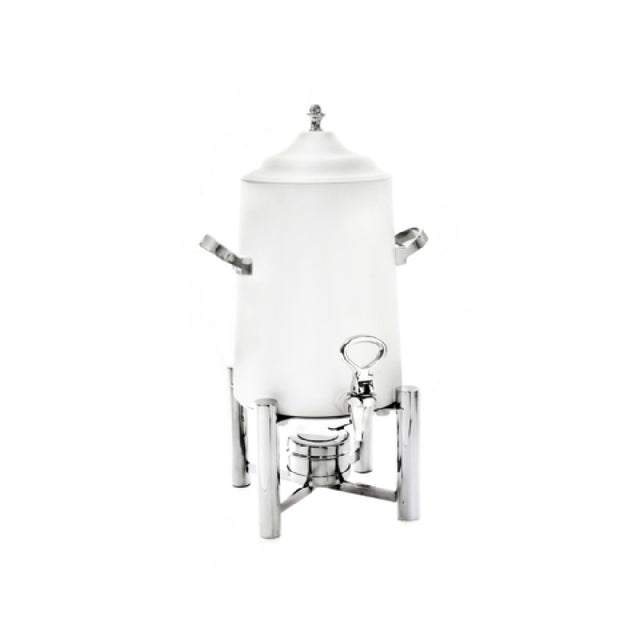 Steelite DW43WWTSS Urn Tempo 3 Gal White And Stainless Steel (Cust3Party Item) (Approx. Lead Time = 3 Weeks)