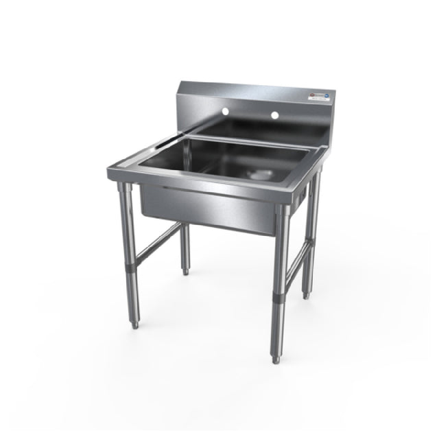 NBR Equipment SVS-2016 Free Standing Service Sink 18ga T3041-compartment